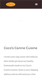 Mobile Screenshot of cocoscaninecuisine.com